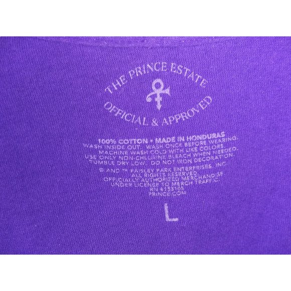 Purple Rain Prince and the Revolution Unisex Tee Shirt Size large Official Shirt - Picture 6 of 9